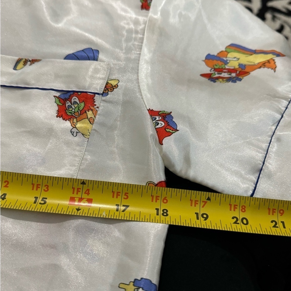 Vintage Vietnam Cartoon Silk Like Button Down Shirt 1970’s Streetwear Fun Unique - Picture 10 of 16